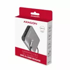 AXAGON Zewnętrzny czytnik kart CRE-S3C, USB-C 3.2 GEN 1, 3-slot &amp; lun SD/microSD/CF, obsługa UHS-II