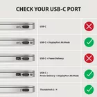 AXAGON Konwerter/adapter USB-C na DisplayPort, RVC-DP, 4K/60Hz