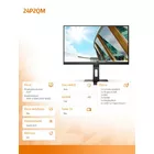 AOC Monitor 24P2QM 23.8 cala VA 75 Hz HDMI DP DVI Pivot