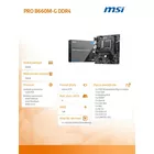 MSI Płyta główna PRO B660M-G s1700 DDR4 DP/HDMI M.2 mATX