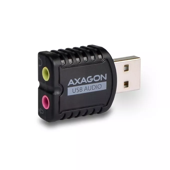 AXAGON Zewnętrzna karta dzwiękowa MINI ADA-10, USB 2.0, 48kHz/16-bit stereo, wejcie USB-A