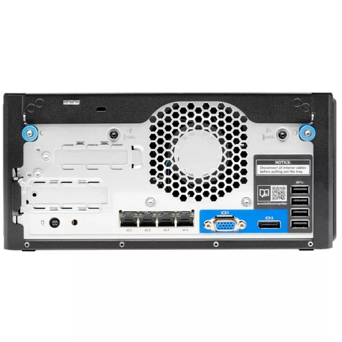 Hewlett Packard Enterprise Serwer ProLiant MicroServer Gen10 Plus v2 E-2314 4-core VROC 4LFF-NHP 1TB 180W External PS P54654-421