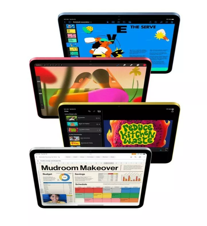 Apple iPad 10.9 cala Wi-Fi 64 GB Żółty | Kakto.pl