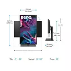 Benq Monitor 25 cali PD2506Q QHD 5ms/2K/IPS/GL/HDMI