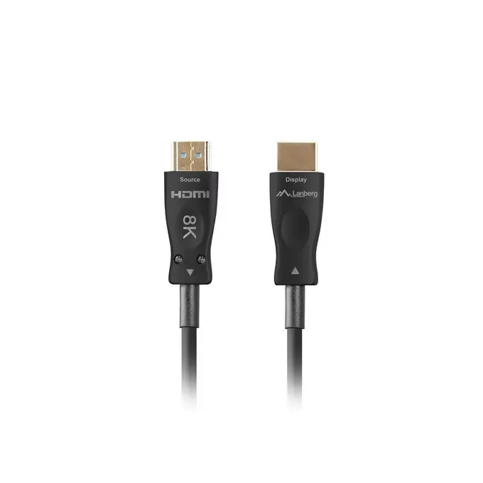 Lanberg Kabel HDMI M/M v2.1 100M 8K czarny optyczny AOC