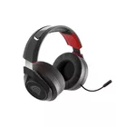 Genesis Słuchawki Selen 400 z mikrofonem bezprzewodowe czarno-czerwone