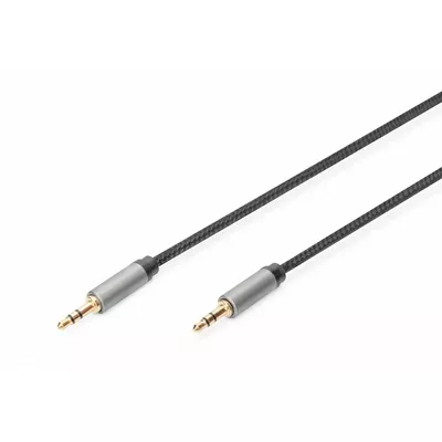 Digitus Kabel połączeniowy audio MiniJack Stereo Typ 3.5mm/3.5mm M/M nylon 3m