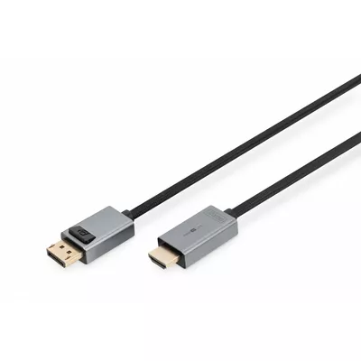 Digitus Kabel adapter DisplayPort - HDMI 4K 30Hz DP/HDMI M/M 1,8m