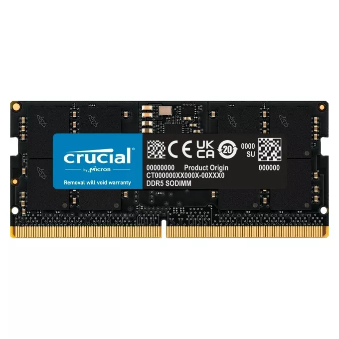 Crucial Pamięć DDR5 SODIMM 16GB/5200 CL42 (16Gbit)