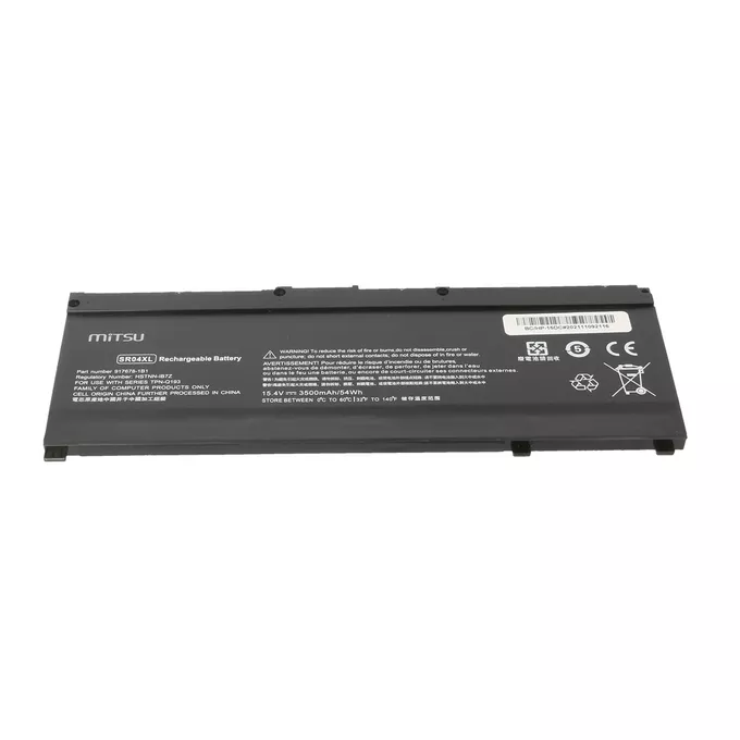 Mitsu Bateria do HP Omen 15-DC 3500 mAh (54 Wh) 15.4 Volt
