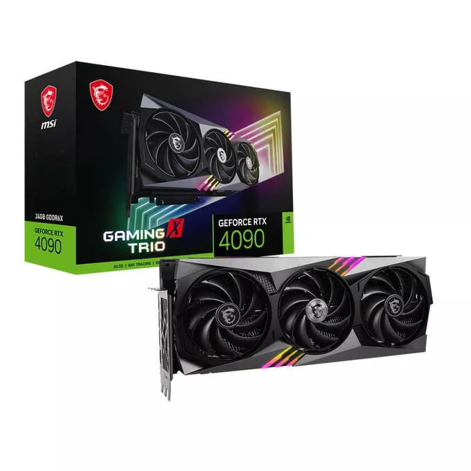 MSI Karta graficzna GeForce RTX 4090 GAMING X TRIO 24G GDDR6X 384bit 3DP/HDMI