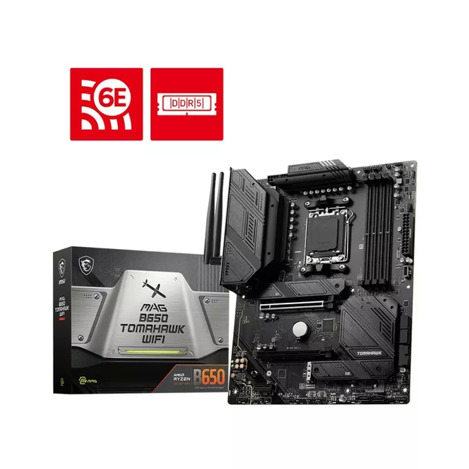 MSI Płyta główna MAG B650 TOMAHAWK WIFI AM5 4DDR5 HDMI/DP ATX