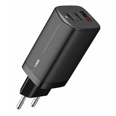 iBOX Ładowarka USB-C  ILUC65W  Czarna