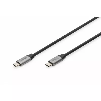 Digitus Kabel połączeniowy USB 3.0 60W/5Gbps Typ USB C/USB C M/M 1m Czarny