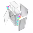 Gembird Obudowa Midi Tower Fornax 4000 ARGB biała