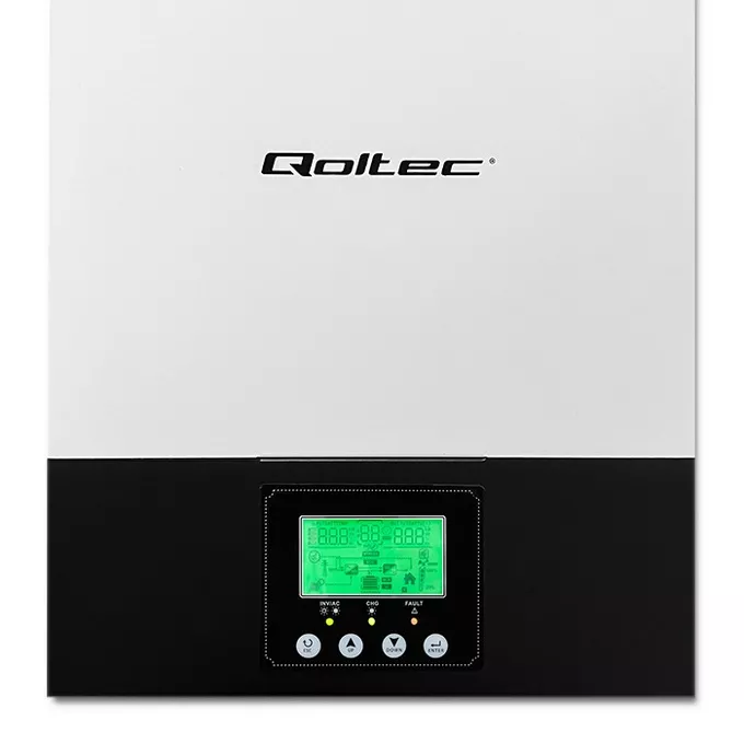 Qoltec Hybrydowy inwerter solarny Off-Grid 1.5kW | 80A | MPPT | Sinus