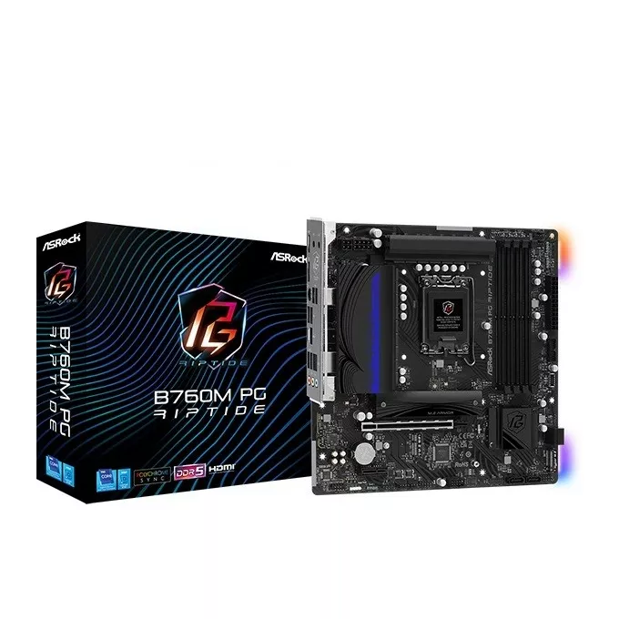 ASRock Płyta główna B760M PG RIPTIDE s1700 4DDR5 DP/HDMI/USB mATX