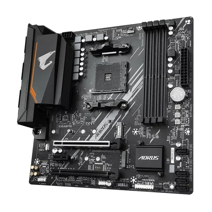 Gigabyte Płyta główna B550M AORUS ELITE AM4 4DDR4 2HDMI/DVI-D mATX