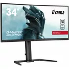 IIYAMA Monitor 34 cale G-MASTER GB3467WQSU-B5 VA,UWQHD,165HZ,HAS(15cm),1500R,4xUSB