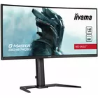 IIYAMA Monitor 34 cale G-MASTER GB3467WQSU-B5 VA,UWQHD,165HZ,HAS(15cm),1500R,4xUSB