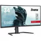 IIYAMA Monitor 34 cale G-MASTER GB3467WQSU-B5 VA,UWQHD,165HZ,HAS(15cm),1500R,4xUSB