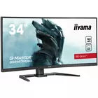 IIYAMA Monitor 34 cale G-MASTER GB3467WQSU-B5 VA,UWQHD,165HZ,HAS(15cm),1500R,4xUSB