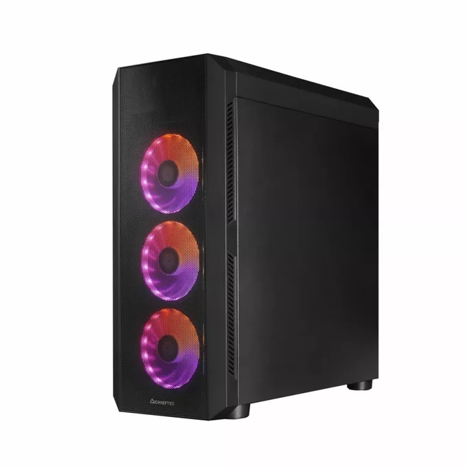 Chieftec Obudowa GL-04B-OP Mid Tower TG 4 wentylatory Czarna