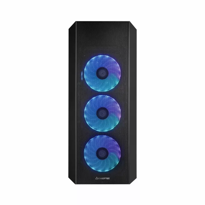 Chieftec Obudowa GL-04B-OP Mid Tower TG 4 wentylatory Czarna