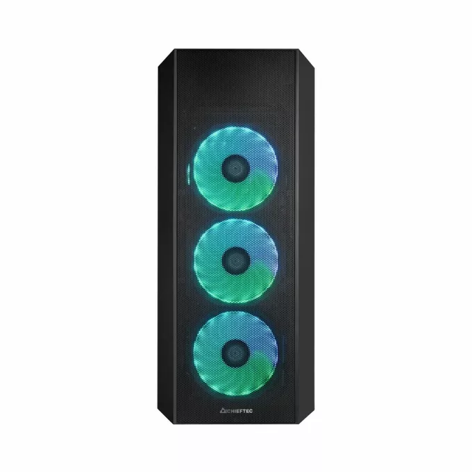 Chieftec Obudowa GL-04B-OP Mid Tower TG 4 wentylatory Czarna