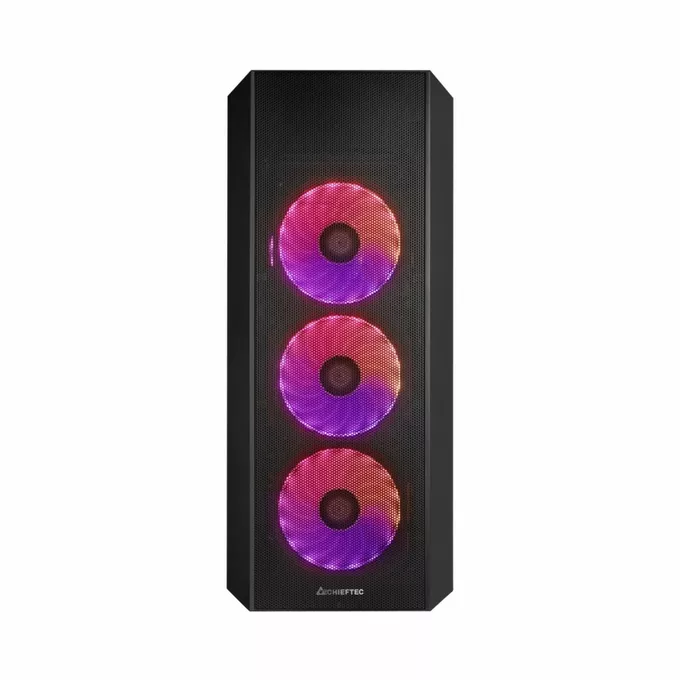 Chieftec Obudowa GL-04B-OP Mid Tower TG 4 wentylatory Czarna