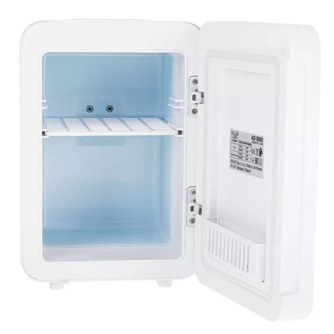 Adler Mini lodówka 4l biała lustro AD 8085
