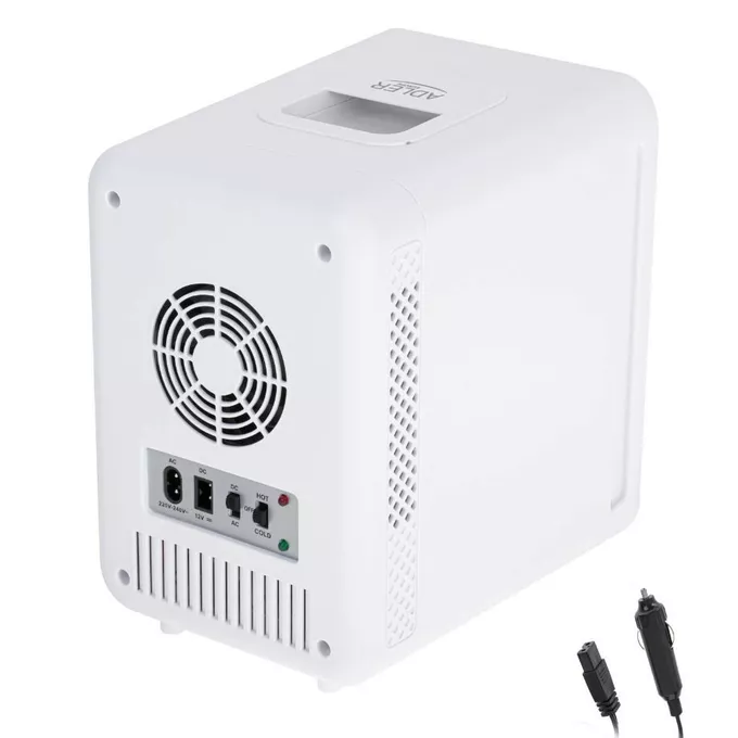 Adler Mini lodówka 4l biała lustro AD 8085