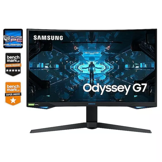 Samsung Monitor 31,5 cala LC32G75TQSPXEN VA 2560x1440 WQHD 16:9 1xHDMI/2xDP 1 ms (GTG) zakrzywiony HAS 240Hz Gaming 2 lata d2d