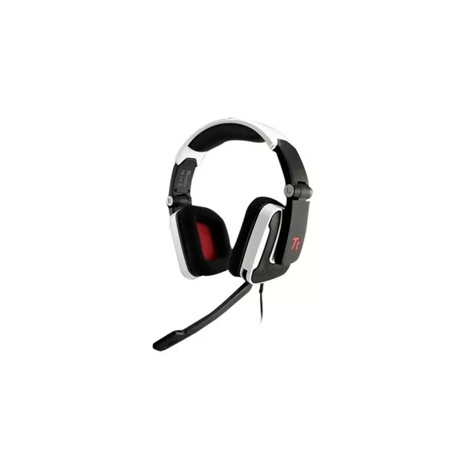 Thermaltake Tt eSPORTS Słuchawki dla graczy - Shock White, mikrofon