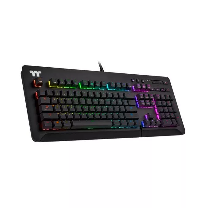 Thermaltake Klawiatura gamingowa - Tt eSports Level 20 GT RGB Black Cherry MX Silver