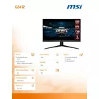 MSI Monitor G2412   23.8'' LED/FHD/IPS/170Hz