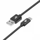 TB Kabel USB-USB C 1.5m czarny sznurek premium