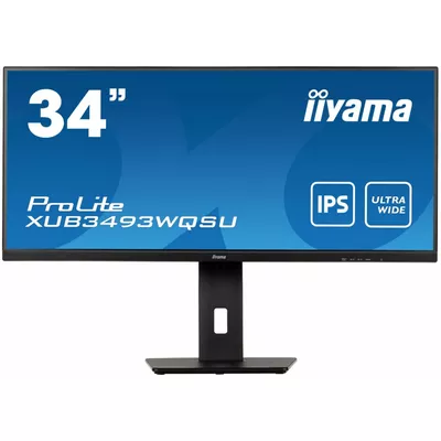 IIYAMA Monitor 34 cale XUB3493WQSU IPS,UWQHD,DP,HDMI,HAS(150mm)