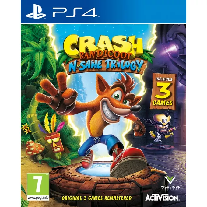 KOCH Gra PlayStation 4 Crash Bandicoot N.Sane Trilogy