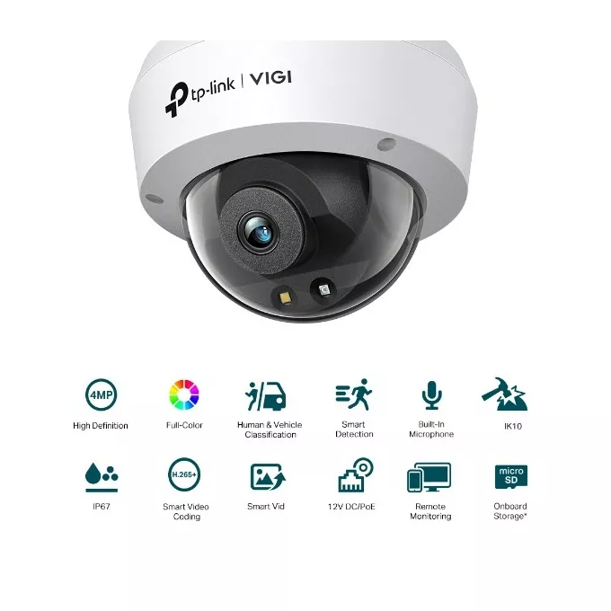 TP-LINK Kamera VIGI C240(4mm) 4MP Dome