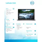 Dell Notebook Latitude 3340/Core i5-1345U/16GB/256GB SSD/13.3 FHD/Intel Iris Xe/FgrPr/FHD Cam/Mic/WLAN + BT/Backlit Kb/3 Cell/W11Pro