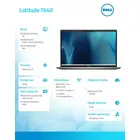 Dell Notebook Latitude 7640/Core i7-1355U/16GB/512GB SSD/16.0 FHD/Intel Iris Xe/ThBlt &amp; FgrPr &amp; SmtCd/FHD/IR Cam/Mic/WLAN + BT/Backlit Kb/3 Cell/W11Pro
