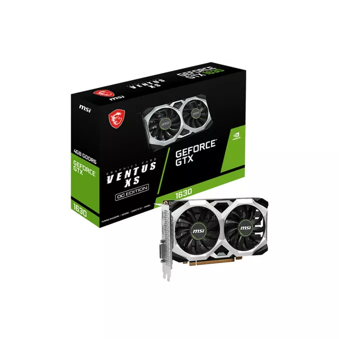 MSI Karta graficzna GeForce GTX 1630 VENTUS XS 4G OC 4GB GDDR6 64bit HDMI