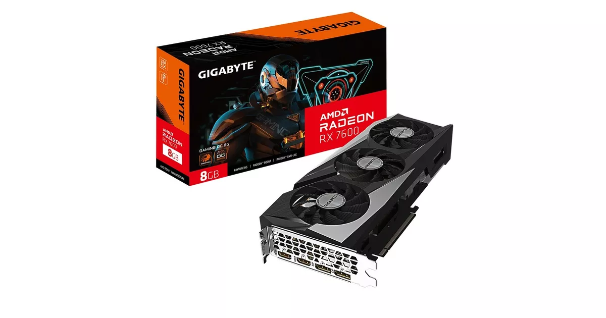 フ*ゴ様 GIGABYTE Radeon RX 7600 GAMING OC 8 VGA Gigabyte Radeon RX 7600 GAMING 8GB OC : Amazon.pl