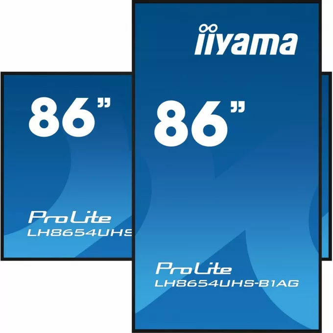 IIYAMA Monitor 86 cali LH8654UHS-B1AG 24/7, IPS, ANDROID.11, 4K, SDM, 2x10W
