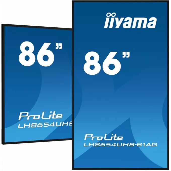 IIYAMA Monitor 86 cali LH8654UHS-B1AG 24/7, IPS, ANDROID.11, 4K, SDM, 2x10W