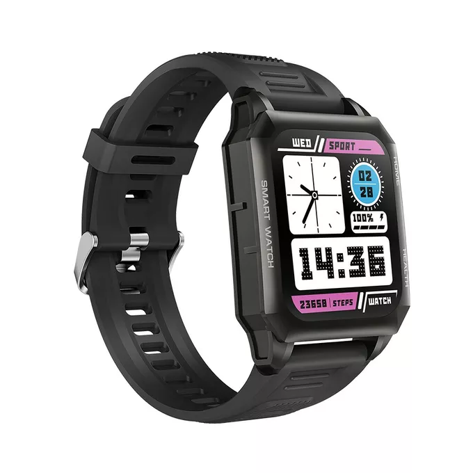 Kumi Smartwatch KU3 MAX 1.69 cala 280 mAh czarny