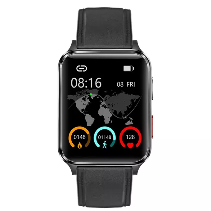 Kumi Smartwatch KU5 Pro 1.7 cala 200 mAh czarny