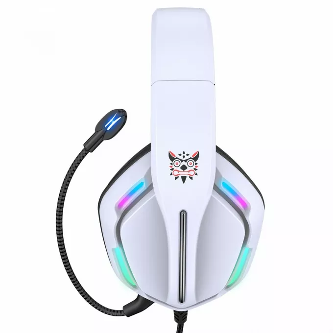 Onikuma Słuchawki gamingowe X27 RGB białe (przewodowe)