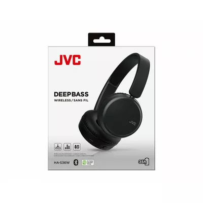 JVC Słuchawki HA-S36 WBU black